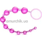 Анальний ланцюжок B Yours Basic Beads, рожевий - Фото №1