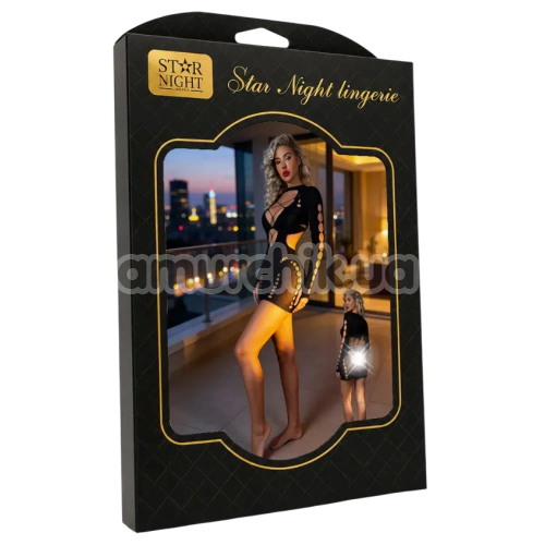 Платье Star Night Sexy Invitation Mini Dress, черное