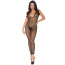 Комбинезон Leg Avenue Crochet Footless Lowback Body, черный - Фото №1