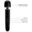 Універсальний вібромасажер Pretty Love Charming Massager 014848, чорний - Фото №7