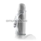 Насадка на пенис с вибрацией Fantasy X-tensions Vibrating Cock Sling, прозрачная - Фото №1
