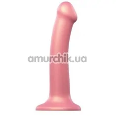 Фаллоимитатор Strap-On-Me Mono Density Soft Silicone Dildo M, розовый - Фото №1