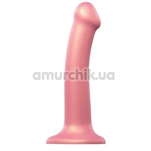 Фаллоимитатор Strap-On-Me Mono Density Soft Silicone Dildo M, розовый - Фото №1