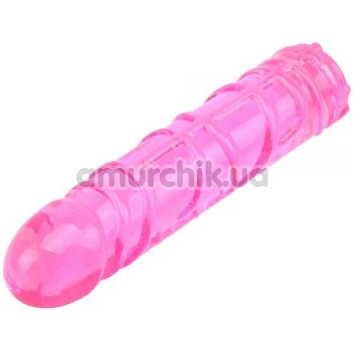 Фалоімітатор Hi Basic Vivid Jelly Dildo, рожевий