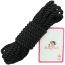 Мотузка Classic Silk Bondage Rope 5 м, чорна - Фото №3