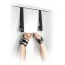 Фіксатори для рук Fetish Tentation Door Swing Handcuffs, чорні - Фото №2