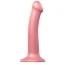 Фаллоимитатор Strap-On-Me Mono Density Soft Silicone Dildo M, розовый - Фото №1