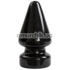 Анальна пробка Titanmen Tools Ass Servant, 9.4 см чорна - Фото №1