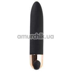 Кліторальний вібратор Virgite Power Bullet V3, чорний - Фото №1