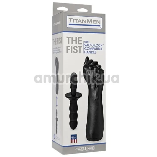 Кулак для фистинга TitanMen The Fist with Vac-U-Lock, черный