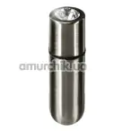 Віброкуля First-Class Bullet With Key Chain Pouch, сіра - Фото №1