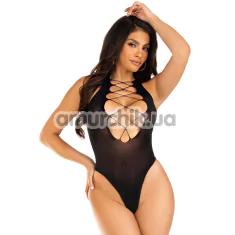 Боди Leg Avenue Bad Reputation Tank Bodysuit, черное - Фото №1