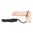 Эрекционное кольцо с анальным вибратором Cock Ring Wiht Vibe, черное - Фото №3