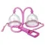 Вакуумная помпа для увеличения груди Breast Pump 014091-5, розовая - Фото №2
