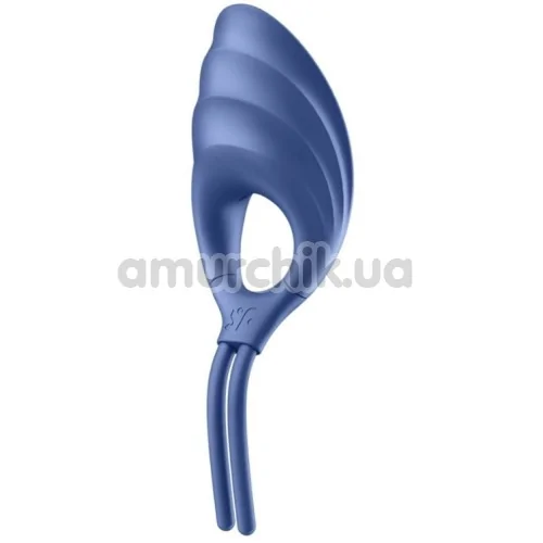 Виброкольцо Satisfyer Swordsman, синее