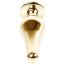 Анальна пробка з фіолетовим кристалом Exclusivity Jewellery Gold Plug Long, золота - Фото №3