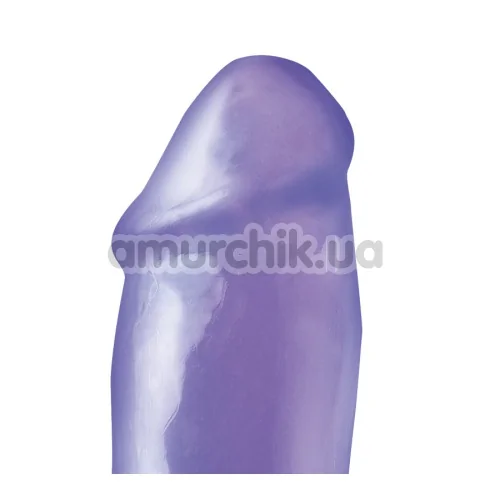 Фалоімітатор Basix Rubber Works Dong with Suction Cup, 20.3 см, фіолетовий