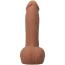 Фаллоимитатор Doc Johnson The Realistic Cock With Balls 7, светло-коричневый - Фото №3