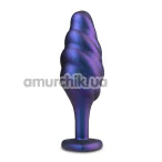 Анальная пробка Anal Adventures Matrix Bumped Bling Plug, фиолетовая - Фото №1