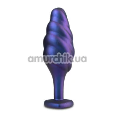 Анальная пробка Anal Adventures Matrix Bumped Bling Plug, фиолетовая - Фото №1
