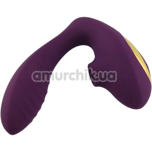 Вібратор з вакуумним стимулятором Tracy's Dog OG Sucking Vibrator, фіолетовий