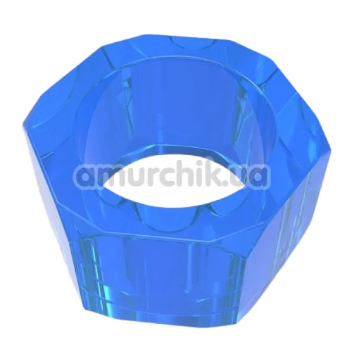 Эрекционное кольцо Get Lock Nust Bolts Cock Ring, синее