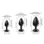 Анальная пробка Dorcel Onix Plug M, черная - Фото №3