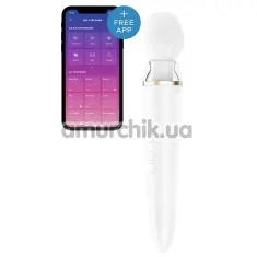 Универсальный вибромассажер Satisfyer Double Wand-er, белый - Фото №1