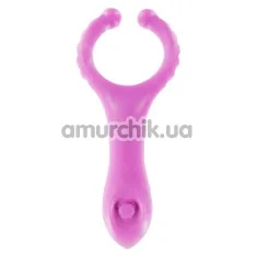 Віброкільце Vibrating Clit - Stim C - Ring, рожеве - Фото №1
