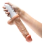 Вибратор с толчками и подогревом Dr. Skin Silicone Dr. Hammer 7, телесный - Фото №11