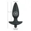 Анальна пробка з вібрацією Black Velvets Large Vibrating Plug - Фото №4