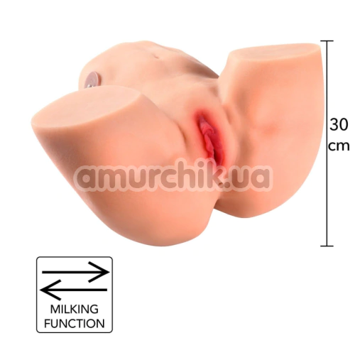 Искусственная вагина c толчками Bangers Tight Milking Pussy, телесная