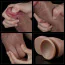 Фаллоимитатор Dual-Layered Silicone Nature Cock LV411052, коричневый - Фото №5