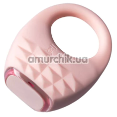 Віброкільце для члена Odeco Every Night Toys Luxury Diamond, світло-рожеве - Фото №1