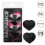 Прикраси для сосків Radiance Heart Pasties, чорні - Фото №7