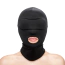 Маска Fetish & Fashion Mouth Hood, чорна - Фото №1