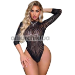 Боді Star Night Zebra Mesh Bodysuit, чорне - Фото №1