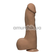 Фалоімітатор The D Dual Density Master D 10.5 Inch With Balls, темно-біжевий - Фото №1