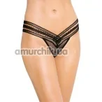 Трусики-стринги Thongs (модель 2439), черные - Фото №1
