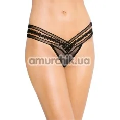 Трусики-стринги Thongs (модель 2439), черные - Фото №1