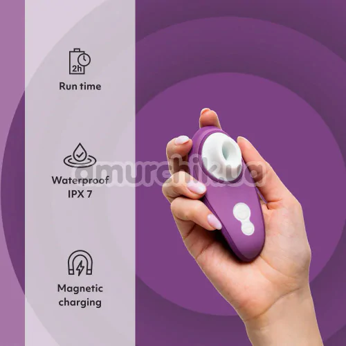 Симулятор орального секса для женщин Womanizer Liberty 2, фиолетовый