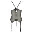 Комплект Passion Free Your Senses Melania Corset, черный: корсет + трусики-стринги - Фото №4