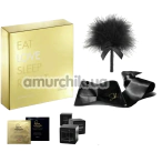 Набор Bijoux Indiscrets Eat Love Sleep Repeat Intimacy Kit, золотой - Фото №1