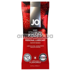Оральный лубрикант JO H2O Strawberry Kiss - клубника, 10 мл - Фото №1