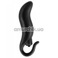 Анальная пробка с вибрацией Anal Fantasy Collection Pull Plug Vibe, черная - Фото №1