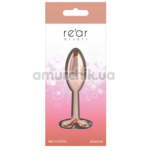 Анальная пробка Rear Assets Clover, золотая