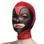 Маска Feral Feelings Hearts Mask - відкриті рот і очі, червоно-чорна