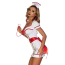 Костюм медсестры JSY Sexy Lingerie 8016, бело-красный: платье + трусики-стринги + головной убор + пояс + стетоскоп - Фото №4