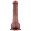 Вибратор Lovetoy Dual Density Power Cock 9, коричневый - Фото №4
