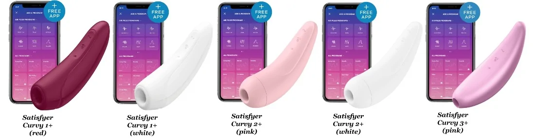 Satisfyer Curvy 1+, 2+, 3+